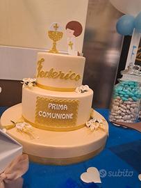 Torta scenografica comunione