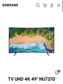 SMART TV CURVO 4K SAMSUNG 49”