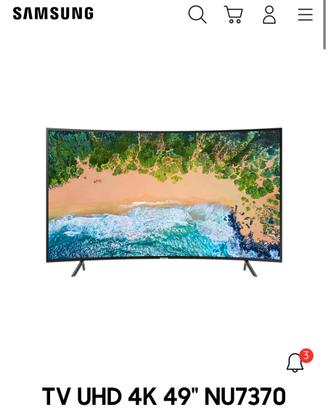 SMART TV CURVO 4K SAMSUNG 49”