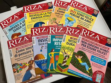 Riviste Riza Psicosomatica - Lotto 9 pezzi-