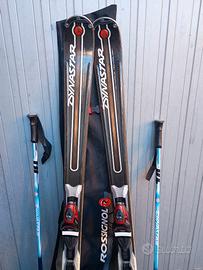 Sci Dynastar 172 con attacchi, bacchette e sacca