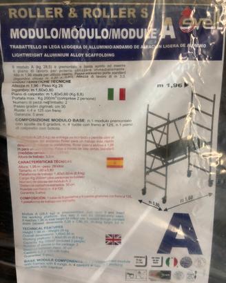 Trabattello Svelt Roller & Roller S - Moduli A+B