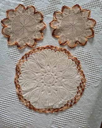 set centrini fatti a mano