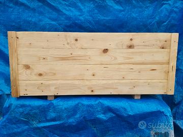 Fioriera in legno massello nuova
