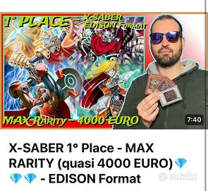 X-Saber massima rarità formato Edison