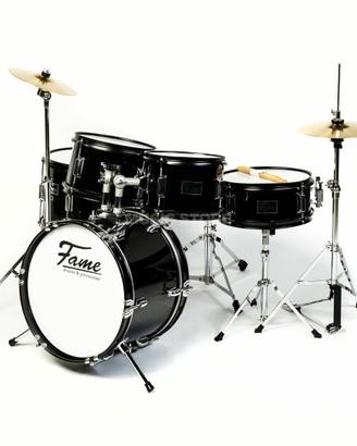 Batteria per bambini Fame nera completa di tutto -