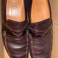 Mocassini Gucci Hilary Lux  da uomo in pelle