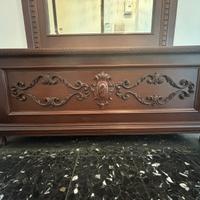 Cassapanca con specchio anni 50