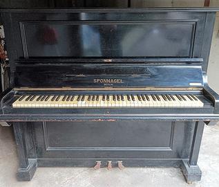 Pianoforte da muro Sponnagel Berlin inizio '900