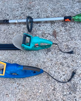 Set giardino anche permuta - Tagliasiepi ecc.