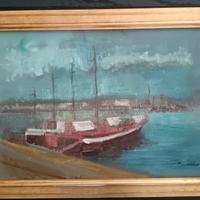 P. Bellini ( XX Secolo) dipinto olio su tela.
