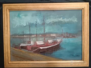 P. Bellini ( XX Secolo) dipinto olio su tela.
