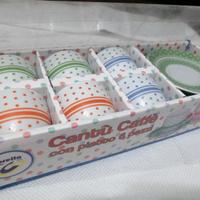 6 tazzine da caffè Borella con piattini