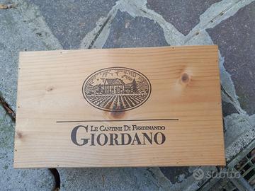 Cassetta  vini Giordano Gattinara 1964
