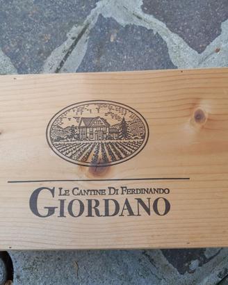 Cassetta  vini Giordano Gattinara 1964