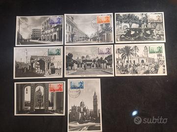 SERIE COMPLETA  CARTOLINE *COLONIALI  LIBIA* (N°8)