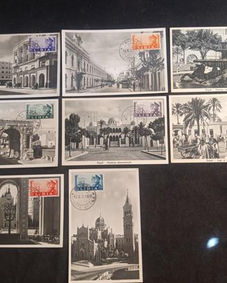 SERIE COMPLETA  CARTOLINE *COLONIALI  LIBIA* (N°8)