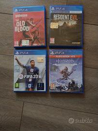 lotto PS4 resident evil Horizon zero dawn fifa 23