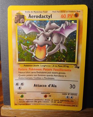Carta pokemon aerodactyl fossil