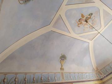 Casa con volte e affresco