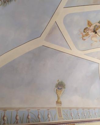 Casa con volte e affresco
