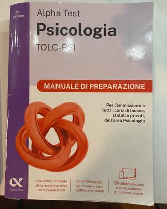 manuale preparazione alpha test psicologia