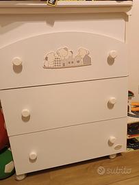 cassettiera fasciatoio Felicity Foppapedretti 