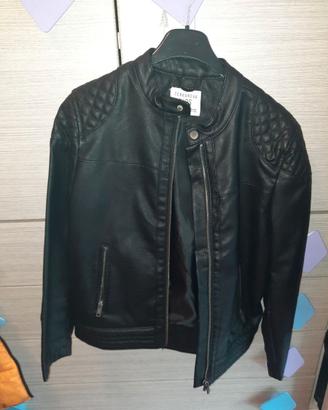 Giubbotto in pelle 10/11 anni