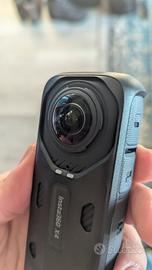 insta360 x4+dive case of+bastone 1.5mt