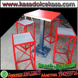 SGABELLI E SNACK PER ESTERNO