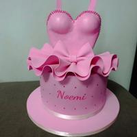 Torta scenografica tema ballerina