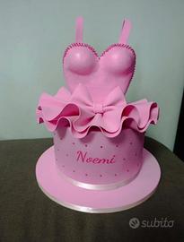 Torta scenografica tema ballerina