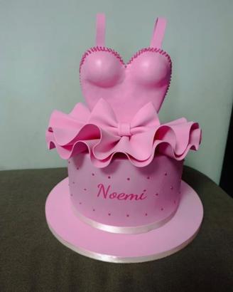 Torta scenografica tema ballerina