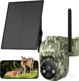 LEMNOI Telecamera Solare 4G con SIM