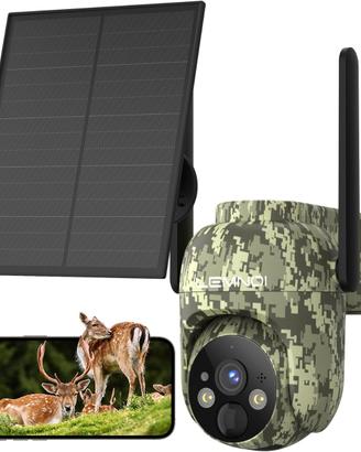 LEMNOI Telecamera Solare 4G con SIM