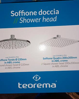 soffione doccia in abs