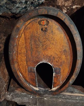 Botte in legno per vino