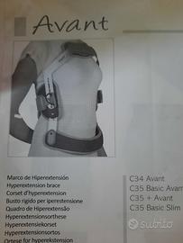 Busto rigido per iperestensione