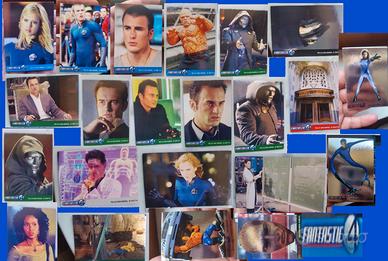 Fantastici 4 album+figurine+card non completo