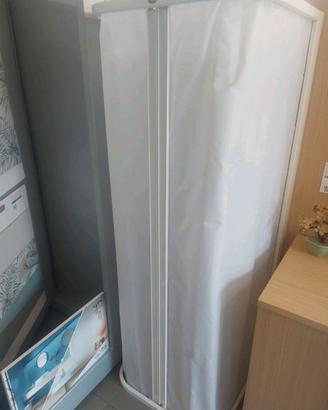 Box doccia quadrato 3 lati 70x70x70 tex lavabile