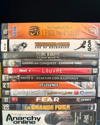 Lotto 11 giochi PC – Big Box, sigillati