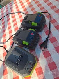 Sede di ricarica con 2 batterie