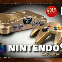 Nintendo 64 LIMITED GOLD EDITION la più rara