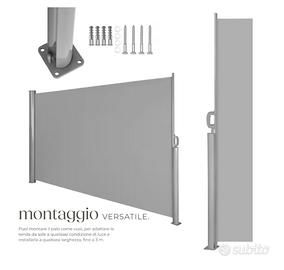 Tenda Frangivento a Scorrimento con Cassonetto in 