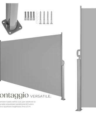Tenda Frangivento a Scorrimento con Cassonetto