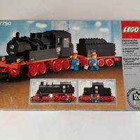 Lego vintage treno 12v 7750 Steam Engine NUOVO