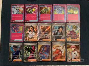 Carte Pokémon 15 trainer e assi tattici fuoriserie