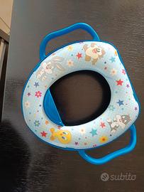 Riduttore WC bambini colorato con maniglie 