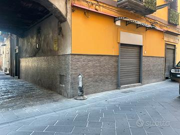 Locale commerciale posozione angolare 2 ingressi
