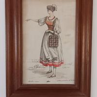 Quadro contadina Milano